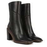 Franco Sarto Women's Stevie Black Leather Boots