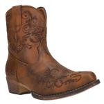 ROPER Women's Short Embroidery Snip Toe Boots
