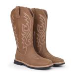 Hawkwell Women's Square Toe Embroidered Cowboy Boots