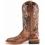 Women’s Embroidered Mid Calf Square Toe Cowboy Boots