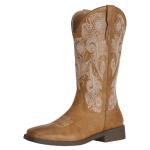 J's.o.l.e Women's Floral Square Toe Cowboy Boots