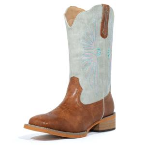 SheSole Women's Wide Square Toe Cowboy Boots Size 8
