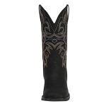 Women's Embroidered Square Toe Mid Calf Cowgirl Boots