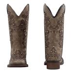 SheSole Women’s Rhinestone Square Toe Cowboy Boots