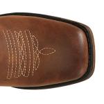 Womens Brown Square Toe Cowgirl Boots US 8