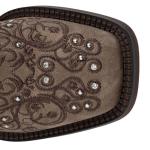 SheSole Women’s Rhinestone Square Toe Cowboy Boots