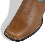 Women's Two-Toned Square Toe Cowboy Boots Size 9