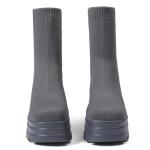 Women’s Chunky Block Heel Square Toe Ankle Boots