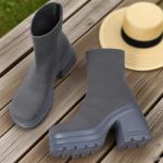 Women’s Chunky Block Heel Square Toe Ankle Boots