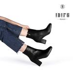 IDIFU Women's Aliza Square Toe Ankle Booties