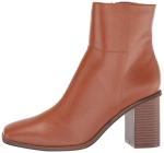 Drop Women's Ibita Cognac Square Toe Ankle Boot