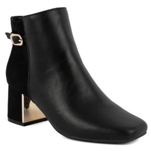 Jones New York Women's Square Toe Ankle Boots