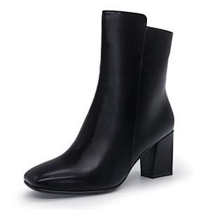 IDIFU Women's Ada Square Toe Ankle Boots