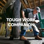 ANGRYRAM Waterproof Square Toe Cowboy Work Boots