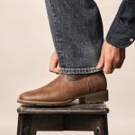 Men's Brown Square Toe Cowboy Boots