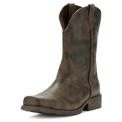 ARIAT Men's Rambler Square Toe Boot - Antiqued Grey