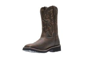 Wolverine Men's Dark Brown Square Toe Work Boots