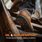 Men's Square Steel Toe Cowboy Work Boots