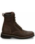 Justin Pulley 8" Men's Square Toe Work Boots