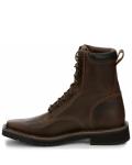 Justin Pulley 8" Men's Square Toe Work Boots