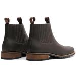 Men's Square Toe Cowboy Boots, Slip-On Style