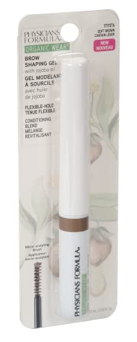 Organic Soft Brown Brow Gel - 0.12oz