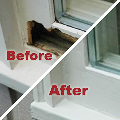 PC Products PC-Woody Wood Repair Epoxy Paste, Two-Part 48 oz in Two Cans, Tan 643334