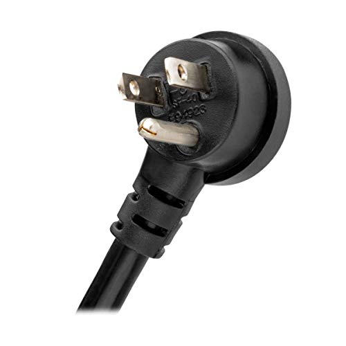 Tripp Lite Isobar 6 Outlet Surge Protector Power Strip with 2 USB Charging Ports,10ft Long Cord,Right-Angle Plug, Metal, 3840 Joules,Lifetime Limited Warranty & $50K Insurance (IBAR6ULTRAUSBB)Black