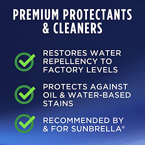 303 Marine Fabric Guard - Restores Water and Stain Repellency To Factory New Levels, Simple and Easy To Use, Manufacturer Recommended, Safe For All Fabrics, 1 Gallon (30674), white