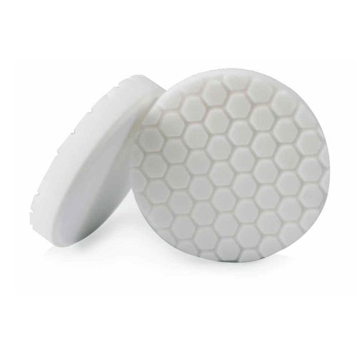 Chemical Guys BUFX_104HEX4 BUFX_104_HEX4 Hex-Logic Light-Medium Polishing Pad, White (4.5 Inch Pad made for 4 Inch backing plates), 1 Pad Included