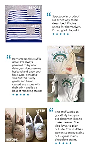 Puracy Natural Laundry Stain Remover Refill, 64 Fl Oz, Stain Remover for Clothes, Enzyme-Based Clothing Spot Cleaner, Free & Clear