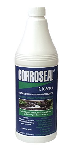 Corroseal Green Rust Converter Application Cleaner, Quart, 32 oz. Bottle, 800332