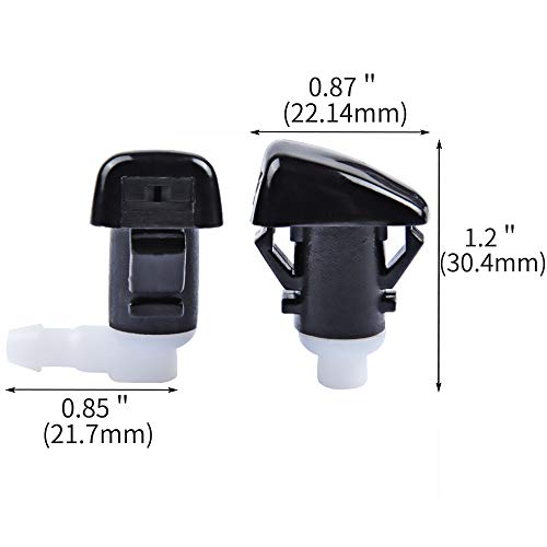 Replacement for 2014-2015 Chevrolet Cruze Front Windshield Washer Nozzles, Replaces OEM #: 95226510 Spray Jet Kit (pack of 2)