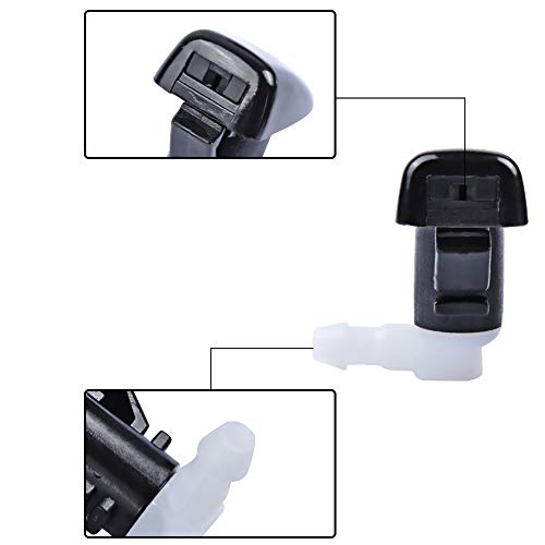 Replacement for 2014-2015 Chevrolet Cruze Front Windshield Washer Nozzles, Replaces OEM #: 95226510 Spray Jet Kit (pack of 2)