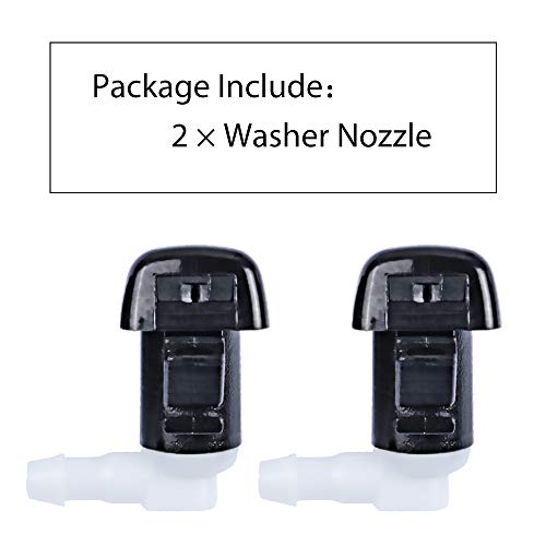 Replacement for 2014-2015 Chevrolet Cruze Front Windshield Washer Nozzles, Replaces OEM #: 95226510 Spray Jet Kit (pack of 2)
