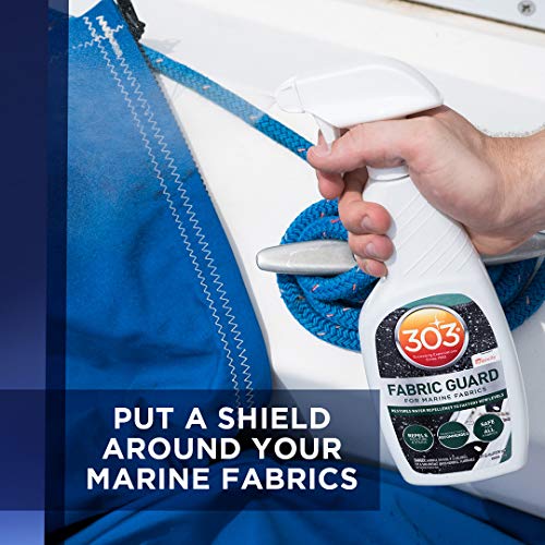 303 Marine Fabric Guard - For Marine Fabrics - Restores Lost Water Repellency To Factory New Levels - Repels Moisture And Stains, 16 fl. oz. (30616CSR-6PK)
