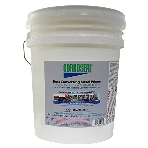 Corroseal Water-Based Rust Converter Metal Primer, Rust Converter - 5 Gal