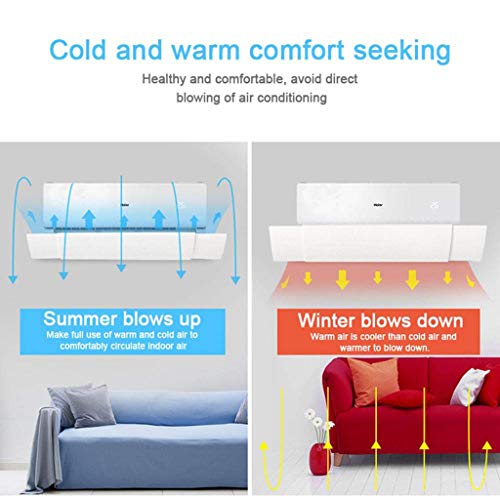 Air Conditioner Deflector, Adjustable Anti Direct Blowing Retractable Air Conditioning Deflector, Air-Con Deflectors for Home/Office,50-74cm Retractable
