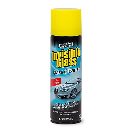 Invisible Glass 91164 - Cleaner for Auto and Home for a Streak-Free Shine, Deep-Cleaning Foaming Action, Safe for Tinted and Non-Tinted Windows, Ammonia Free Foam Glass Cleaner, 19 oz.