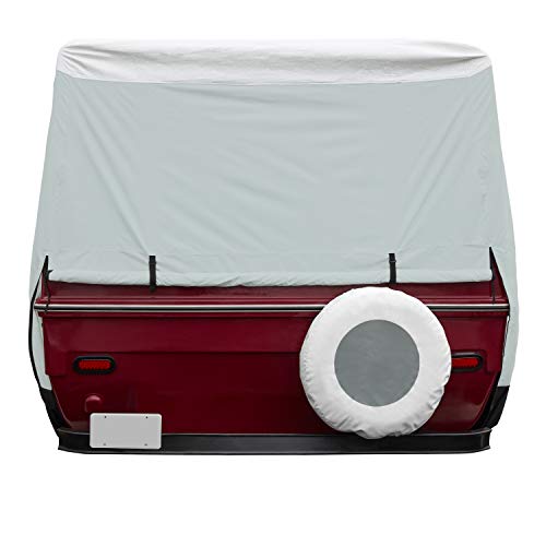 Classic Accessories RV SkyShield Molded Fiberglass Travel Trailer Cover, 8'Lâ10'L, 80"W, Model 1