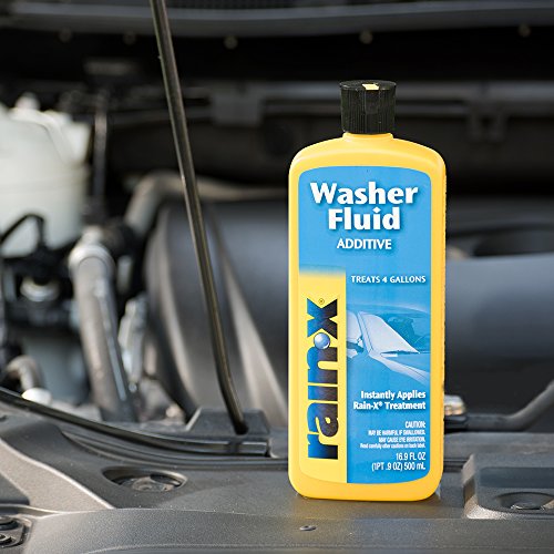 Rain-X White RX11806D Washer Fluid Additive-16.9 fl. oz, 500. ml + 800002243 Yellow Windshield Treatment, 7. Fluid_Ounces