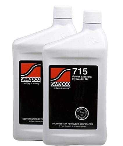 Swepco 715 Power Steering/Hydraulic Oil, Pack of 2 Quarts