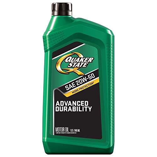 Quaker State Motor Oil, Conventional 20W-50 (1-Quart, Single Pack)