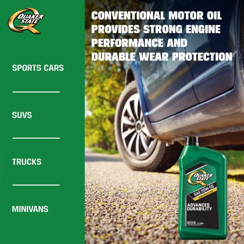 Quaker State Motor Oil, Conventional 20W-50 (1-Quart, Single Pack)