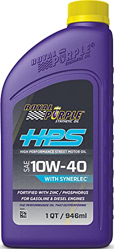 Royal Purple ROY31140 10W40 High Performance Street Motor Oil, 1 Quart
