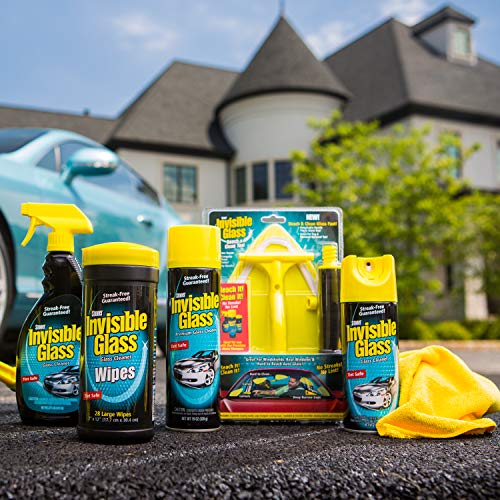 Invisible Glass 91163-3PK 15-Ounce Cleaner for Auto and Home for a Streak-Free Shine, Deep-Cleaning Foaming Action, Safe for Tinted and Non-Tinted Windows, Ammonia Free Foam Glass Cleaner