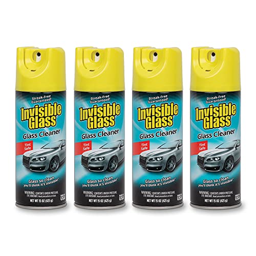 Invisible Glass 91163-4PK 15-Ounce Premium Glass Cleaner, 4-Pack