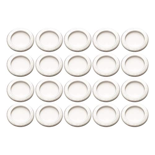 Prime Ave Automatic Transmission Drain Plug Aluminum Washers 18mm For Acura & Honda Part# 90471-PX4-000 (Pack of 20)