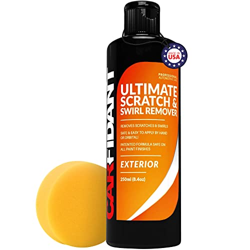 Carfidant Scratch and Swirl Remover - Ultimate Car Scratch Remover - Polish & Paint Restorer - Easily Repair Paint Scratches, Scratches, Water Spots! Car Buffer Kit