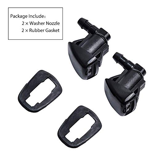 OTUAYAUTO Front Windshield Washer Nozzles - for 2005-2013 Chevrolet Malibu - Replaces OEM #: 55079049AA, Spray Jet Kit ?pack of 2)